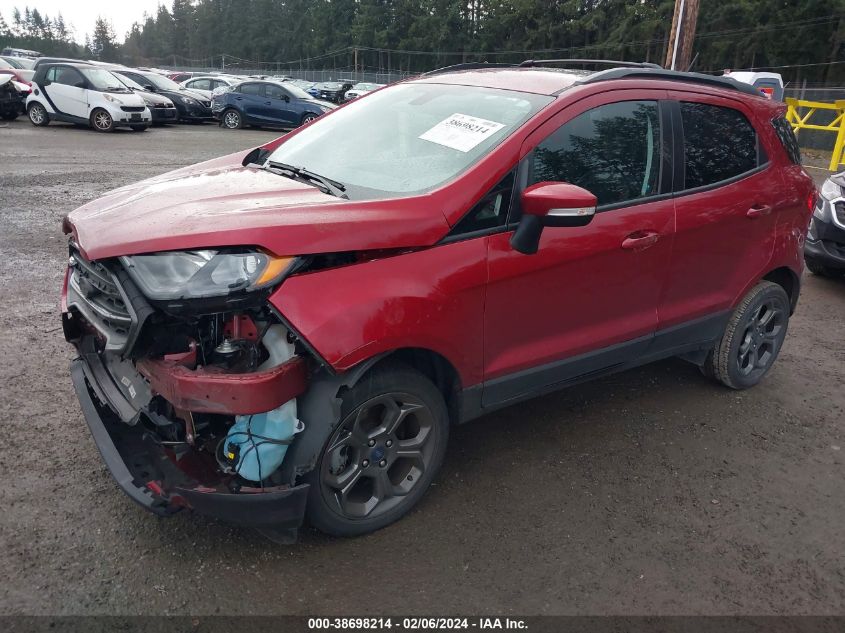 2018 Ford Ecosport Ses VIN: MAJ6P1CL0JC201419 Lot: 38698214