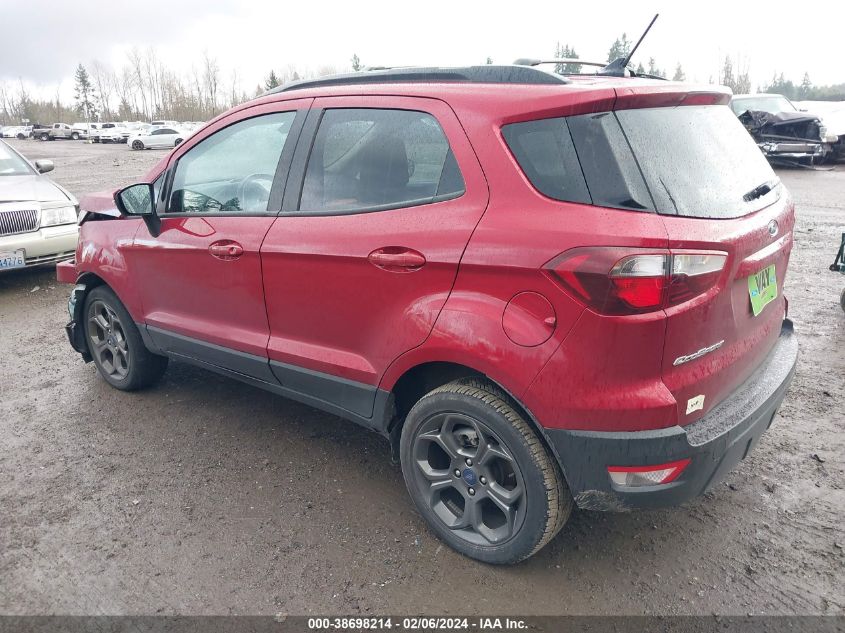 2018 Ford Ecosport Ses VIN: MAJ6P1CL0JC201419 Lot: 38698214