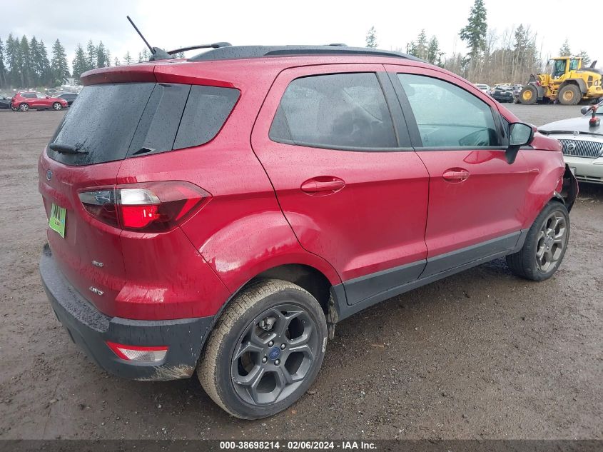 2018 Ford Ecosport Ses VIN: MAJ6P1CL0JC201419 Lot: 38698214