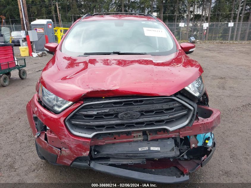 2018 Ford Ecosport Ses VIN: MAJ6P1CL0JC201419 Lot: 38698214