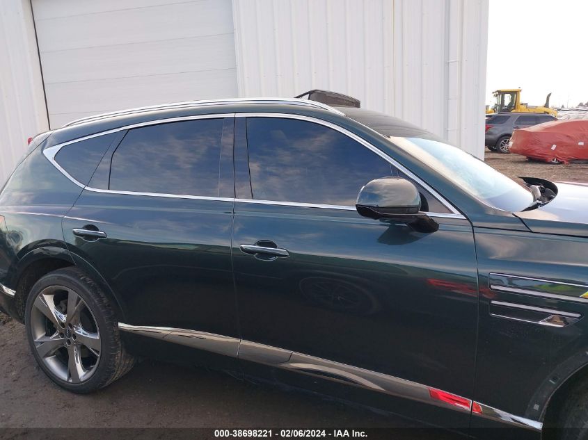 2022 Genesis Gv80 2.5T Awd VIN: KMUHBDSB9NU095867 Lot: 38698221