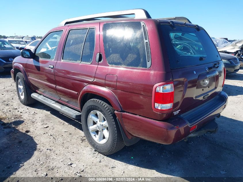 JN8DR09Y83W836757 2003 Nissan Pathfinder Se