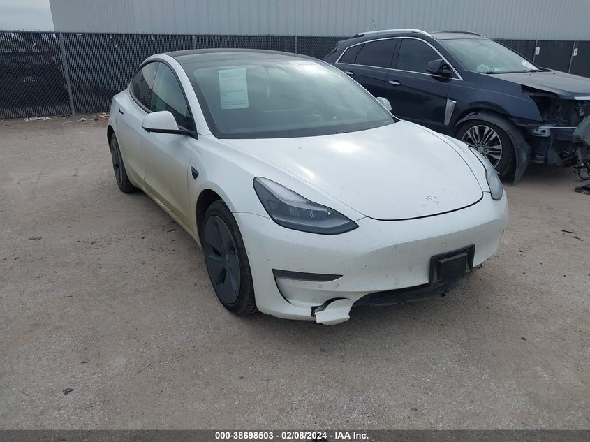 2021 Tesla Model 3 Standard Range Plus Rear-Wheel Drive VIN: 5YJ3E1EA5MF054021 Lot: 38698503