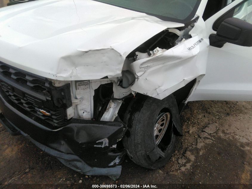 2019 Chevrolet Silverado 1500 Work Truck VIN: 1GCRWAEF2KZ183683 Lot: 38698573