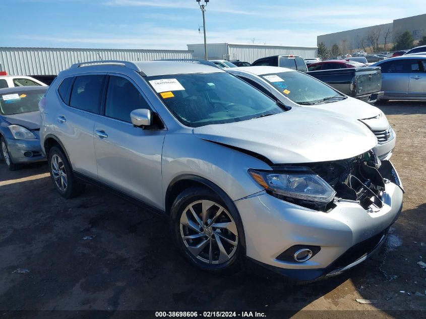 2015 Nissan Rogue Sl VIN: 5N1AT2MT0FC894175 Lot: 38698606