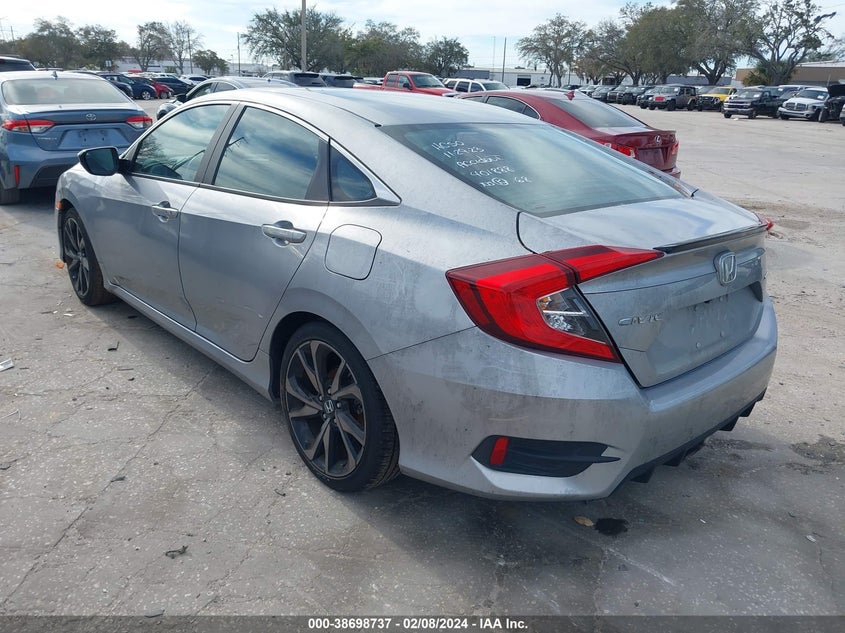 VIN 2HGFC2F83LH590027 2020 HONDA CIVIC SPORT