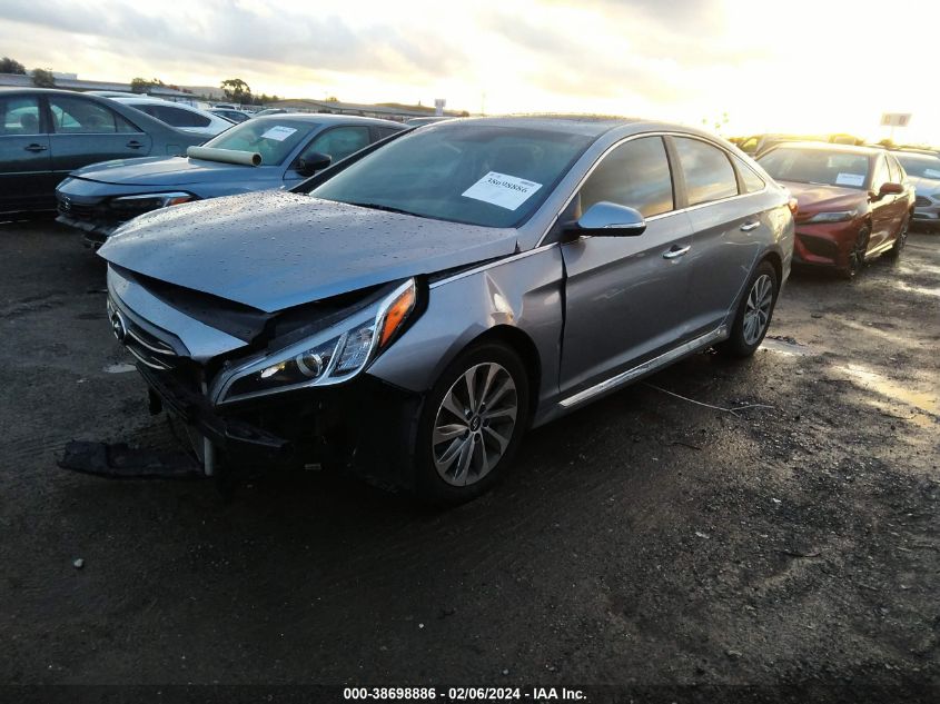 2016 Hyundai Sonata Sport VIN: 5NPE34AF0GH345940 Lot: 38698886