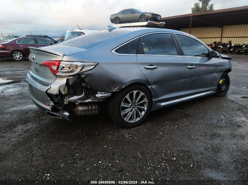 2016 Hyundai Sonata Sport VIN: 5NPE34AF0GH345940 Lot: 38698886