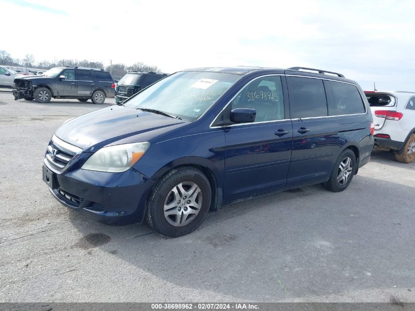 2007 Honda Odyssey Ex-L VIN: 5FNRL386X7B014587 Lot: 38698962