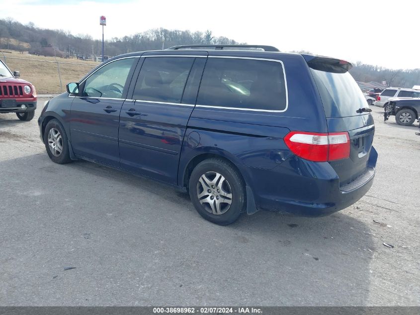 2007 Honda Odyssey Ex-L VIN: 5FNRL386X7B014587 Lot: 38698962