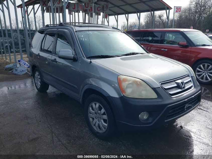 2005 Honda Cr-V Ex VIN: SHSRD78805U332438 Lot: 38699085