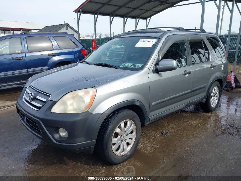 2005 Honda Cr-V Ex VIN: SHSRD78805U332438 Lot: 38699085