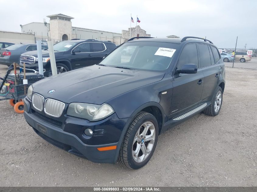 2009 BMW X3 xDrive30I VIN: WBXPC93499WJ26511 Lot: 38699803