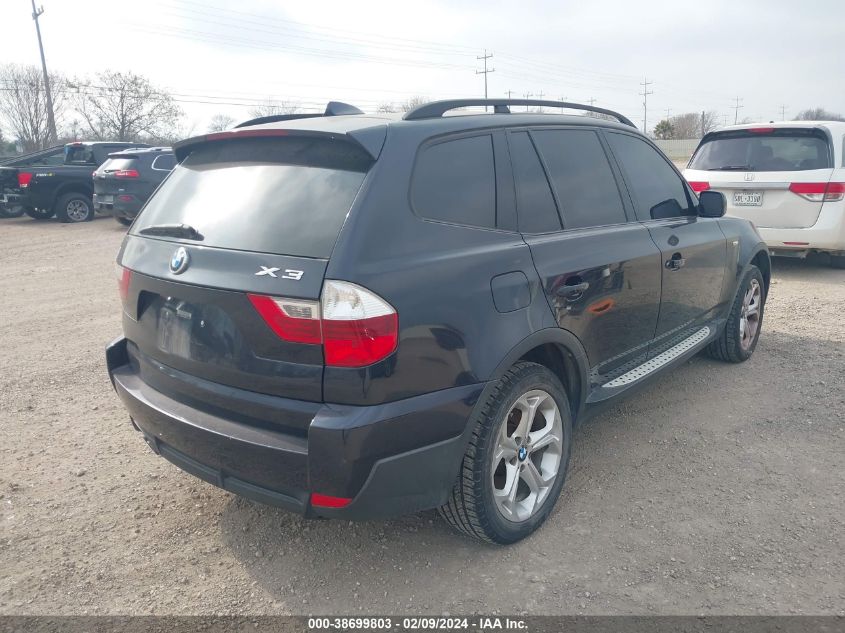 2009 BMW X3 xDrive30I VIN: WBXPC93499WJ26511 Lot: 38699803