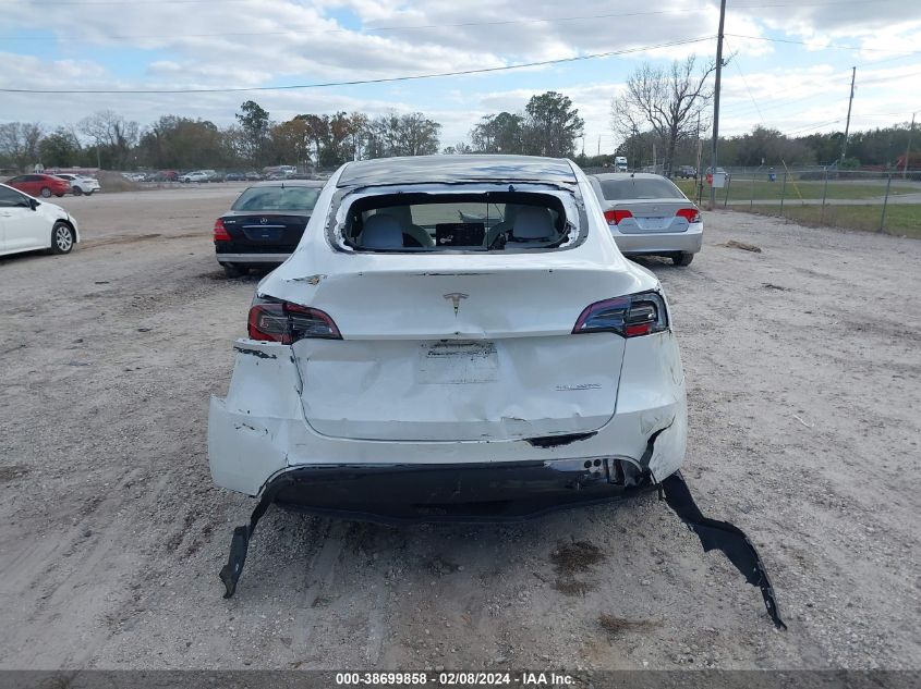 2023 Tesla Model Y Awd/Performance Dual Motor All-Wheel Drive VIN: 7SAYGDEF0PF743789 Lot: 38699858