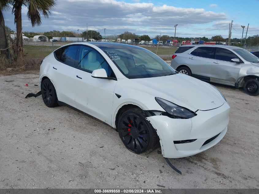 2023 TESLA MODEL Y AWD/PERFORMANCE DUAL MOTOR ALL-WHEEL DRIVE - 7SAYGDEF0PF743789