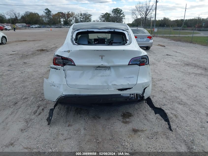 2023 Tesla Model Y Awd/Performance Dual Motor All-Wheel Drive VIN: 7SAYGDEF0PF743789 Lot: 38699858