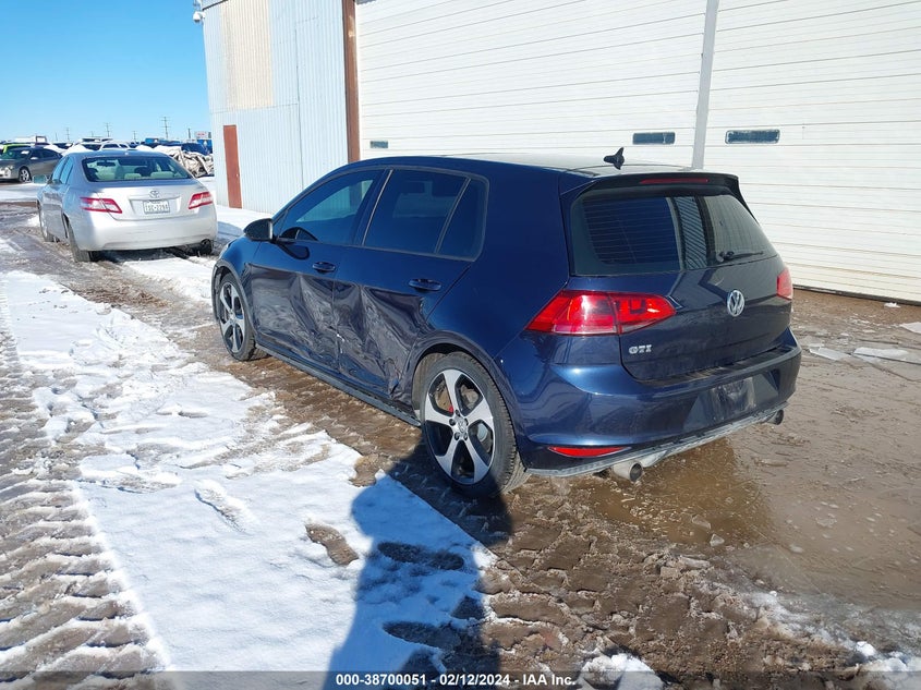 2015 VOLKSWAGEN GOLF GTI 2.0T SE 4-DOOR - 3VW4T7AU2FM071013