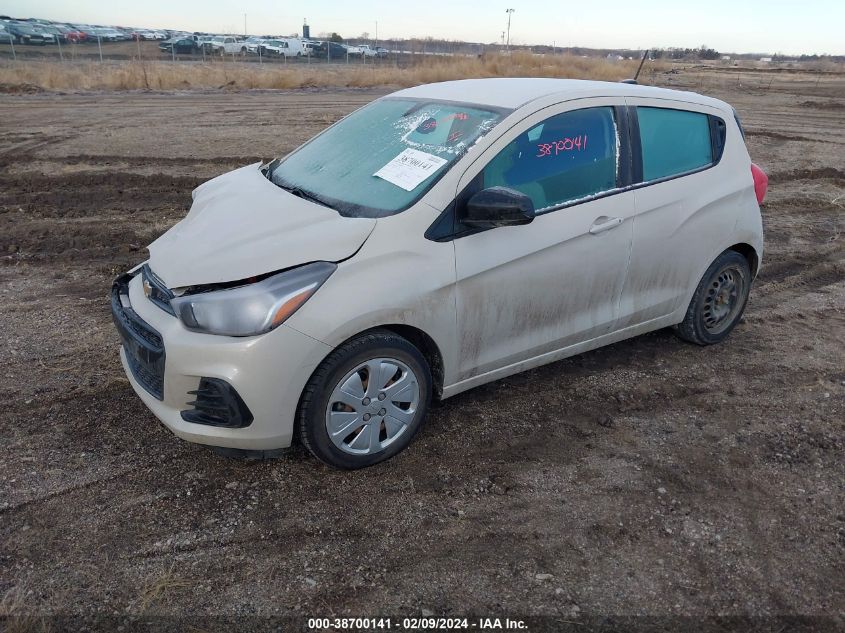 2017 Chevrolet Spark Ls Manual VIN: KL8CA6SA3HC741300 Lot: 38700141