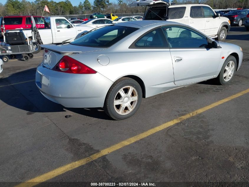 2001 Mercury Cougar S/V6 VIN: 1ZWFT61L315625955 Lot: 38700223