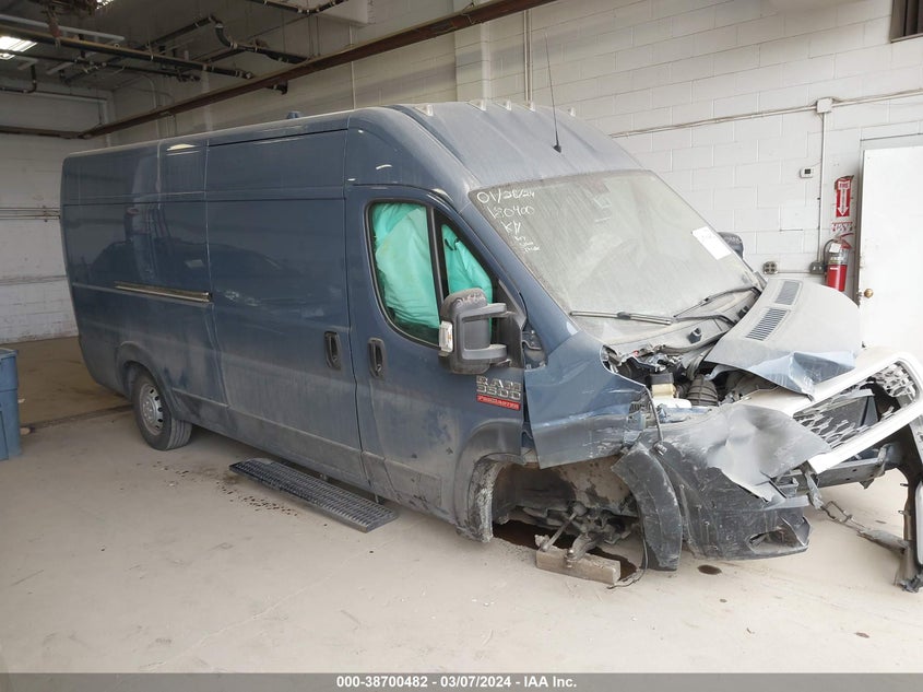 2019 Ram Promaster 3500 Cargo Van High Roof 159 Wb Ext VIN: 3C6URVJG7KE548692 Lot: 38700482
