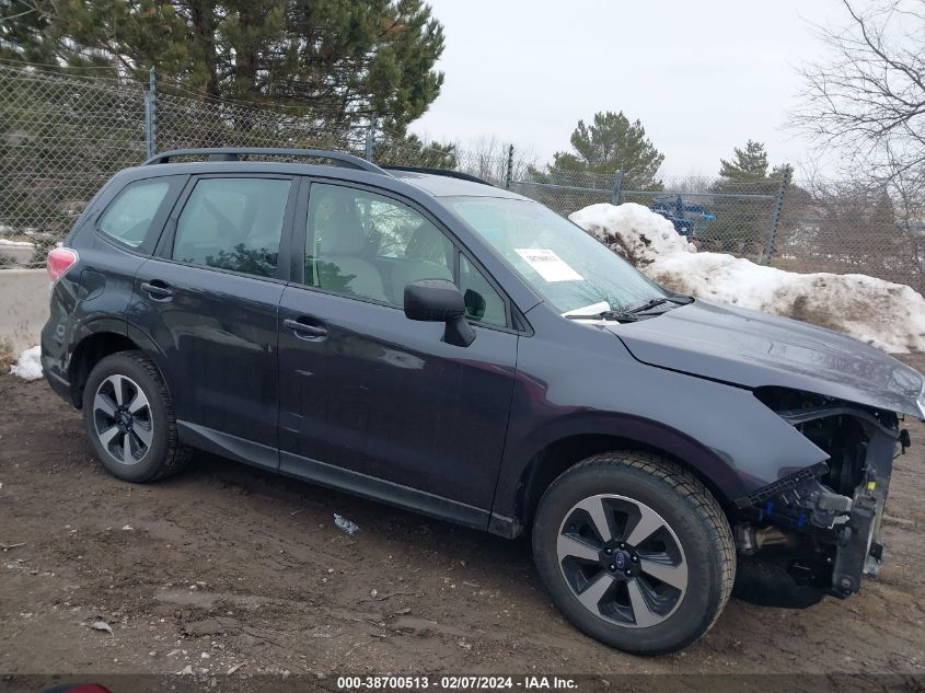 2017 Subaru Forester 2.5I VIN: JF2SJABC6HH493989 Lot: 38700513