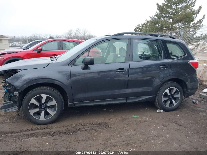 2017 Subaru Forester 2.5I VIN: JF2SJABC6HH493989 Lot: 38700513