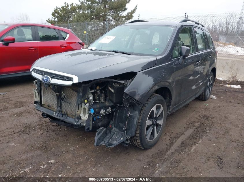 2017 Subaru Forester 2.5I VIN: JF2SJABC6HH493989 Lot: 38700513