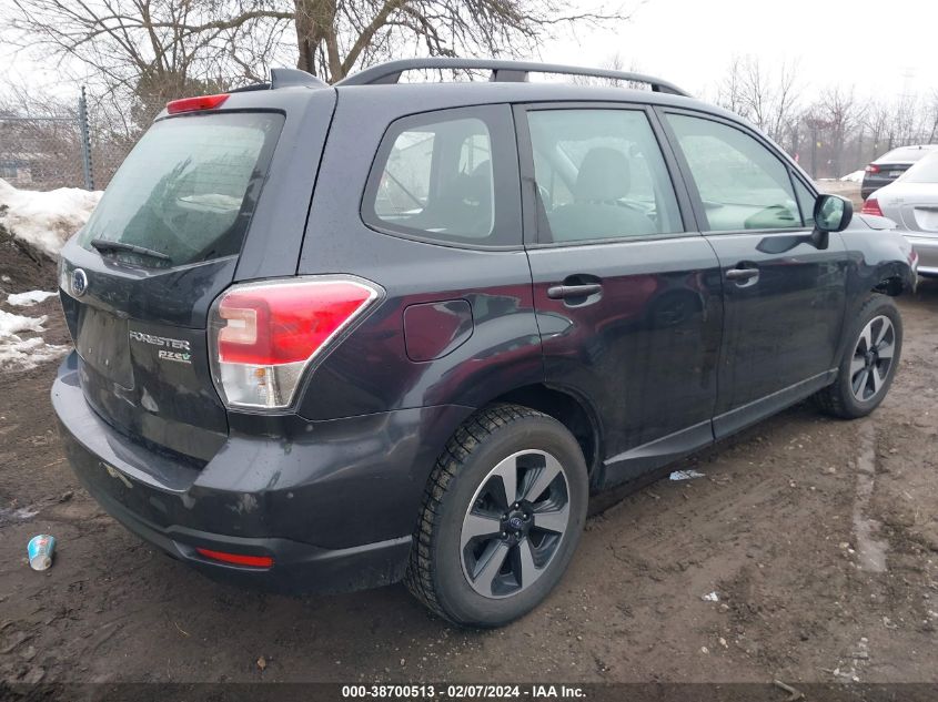 2017 Subaru Forester 2.5I VIN: JF2SJABC6HH493989 Lot: 38700513