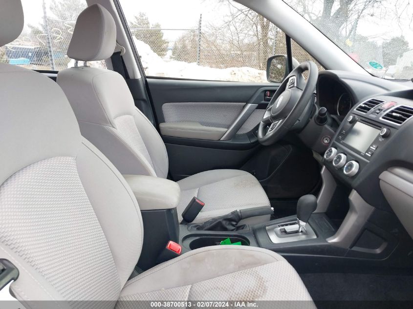 2017 Subaru Forester 2.5I VIN: JF2SJABC6HH493989 Lot: 38700513