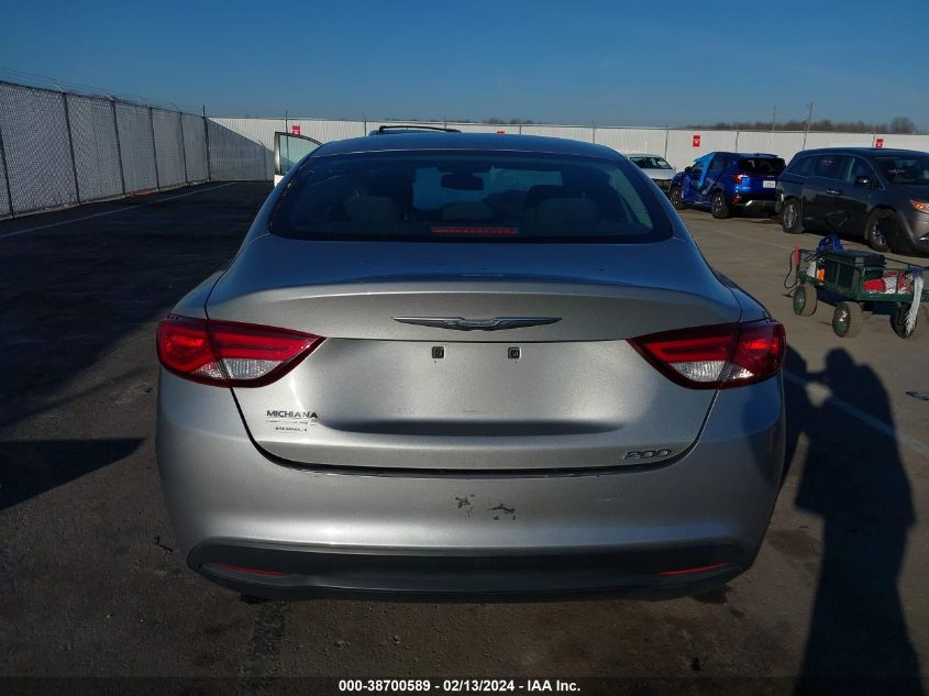 2016 Chrysler 200 Touring VIN: 1C3CCCFB2GN182493 Lot: 38700589