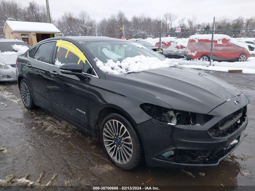 VIN 3FA6P0RU6HR403266 2017 FORD FUSION HYBRID no.1