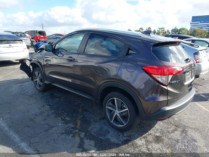 VIN 3CZRU5H54MM703350 2021 HONDA HR-V EX