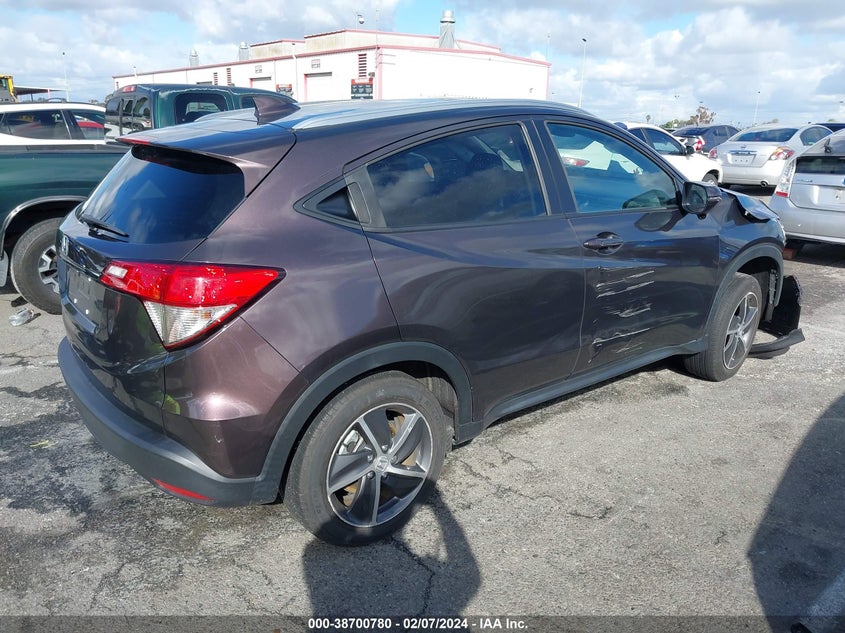 VIN 3CZRU5H54MM703350 2021 HONDA HR-V EX