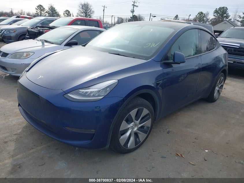 VIN 5YJYGDEE3MF283950 2021 TESLA MODEL Y