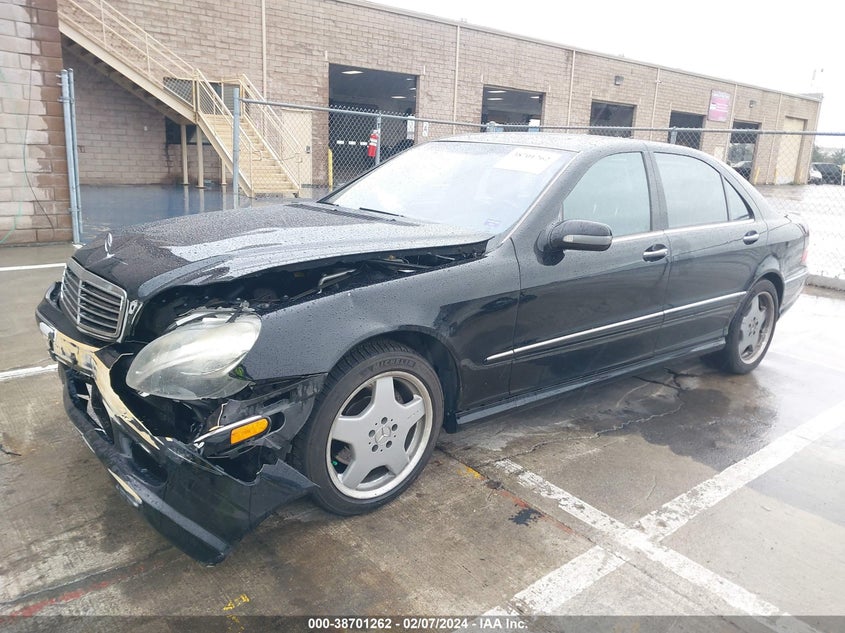 2002 Mercedes-Benz S 500 Base VIN: WDBNG75J62A293622 Lot: 38701262