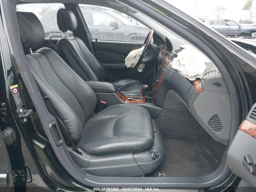 2002 Mercedes-Benz S 500 Base VIN: WDBNG75J62A293622 Lot: 38701262