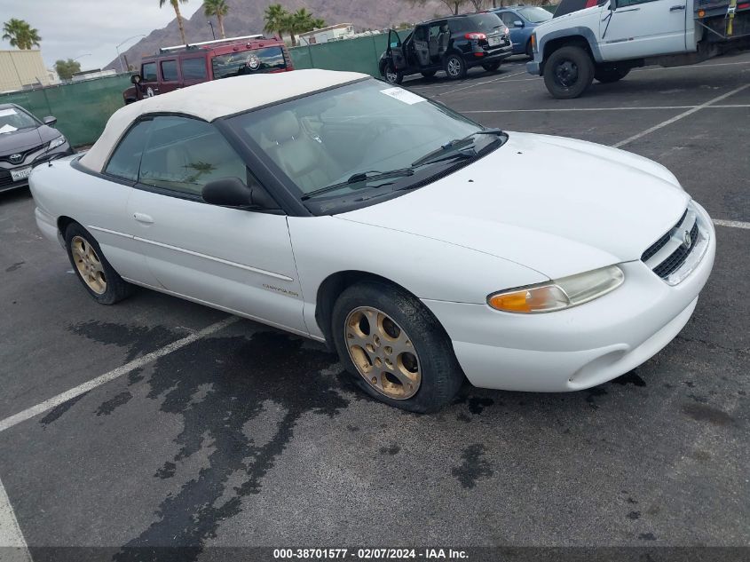 1998 Chrysler Sebring Jxi VIN: 3C3EL55H0WT325725 Lot: 38701577