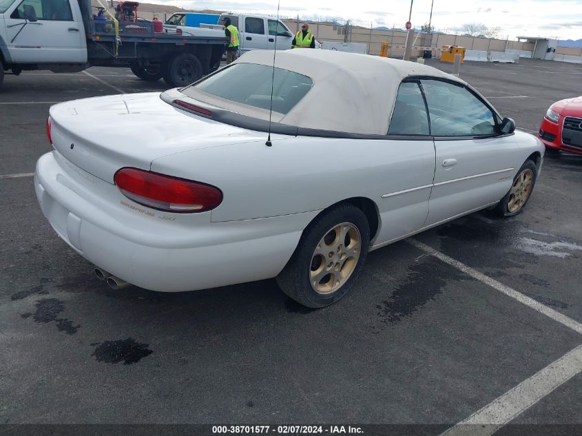 1998 Chrysler Sebring Jxi VIN: 3C3EL55H0WT325725 Lot: 38701577