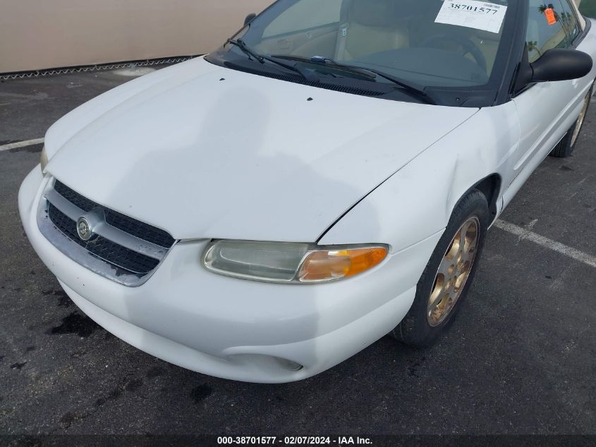 1998 Chrysler Sebring Jxi VIN: 3C3EL55H0WT325725 Lot: 38701577