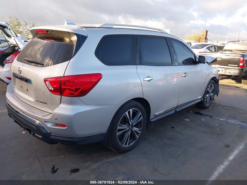 VIN 5N1DR2MN4KC580827 2019 NISSAN PATHFINDER S/SL/SV