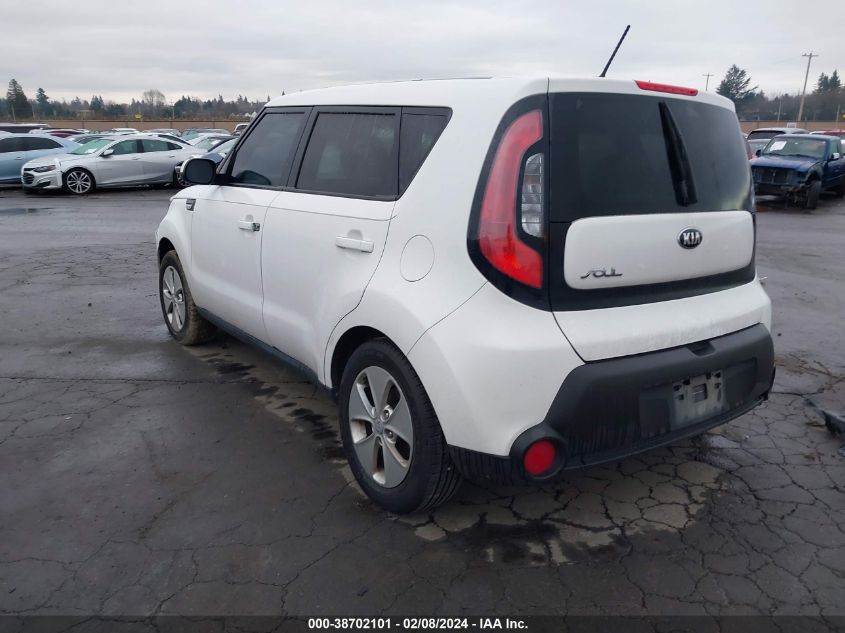 2014 Kia Soul VIN: KNDJN2A27E7089078 Lot: 38702101