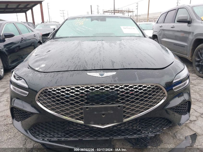 2023 Genesis G70 2.0T Rwd VIN: KMTG34TAXPU123374 Lot: 38702236