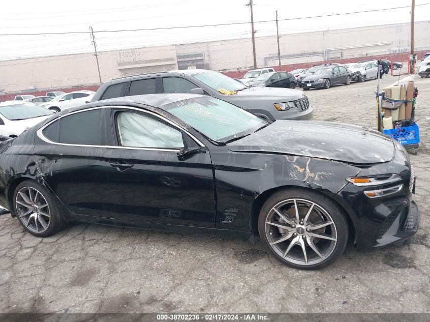 2023 Genesis G70 2.0T Rwd VIN: KMTG34TAXPU123374 Lot: 38702236