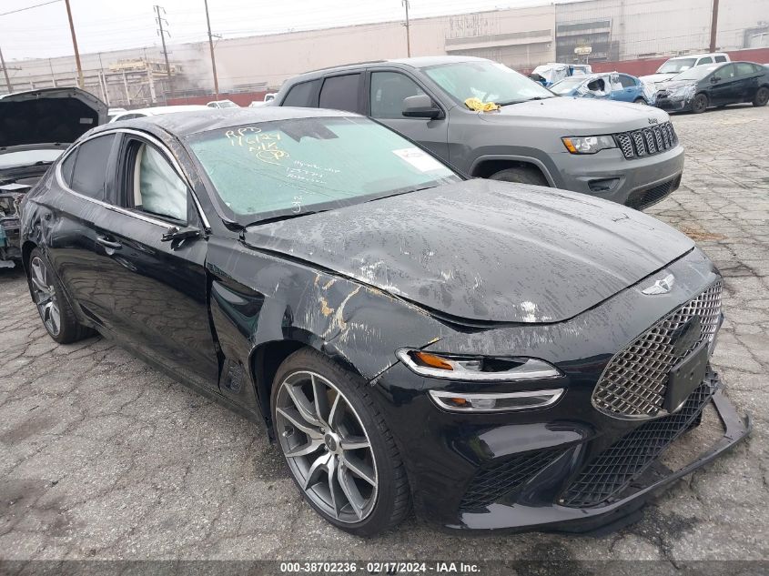 2023 Genesis G70 2.0T Rwd VIN: KMTG34TAXPU123374 Lot: 38702236