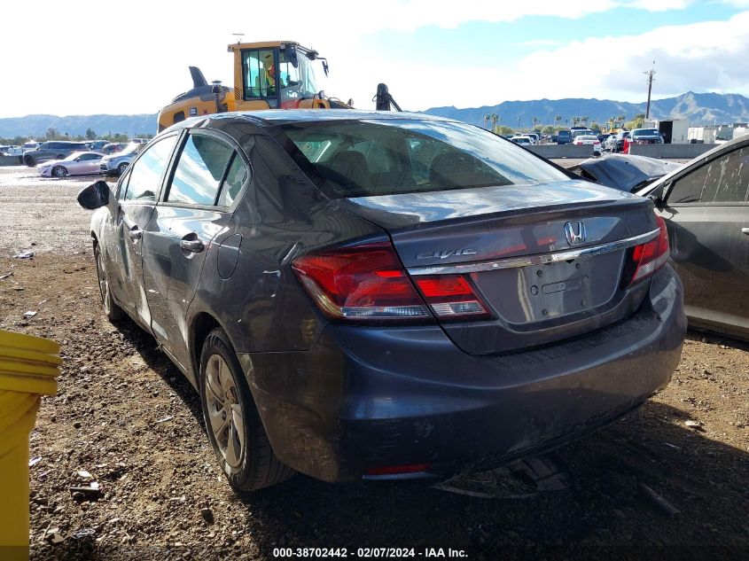 2015 Honda Civic Lx VIN: 19XFB2F55FE284339 Lot: 38702442