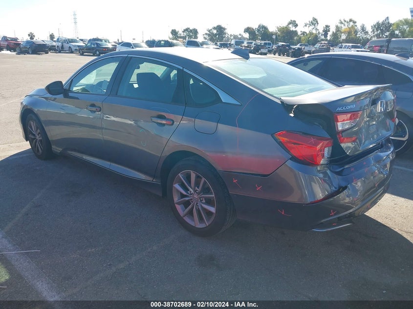 VIN 1HGCV1F15MA005748 2021 HONDA ACCORD LX