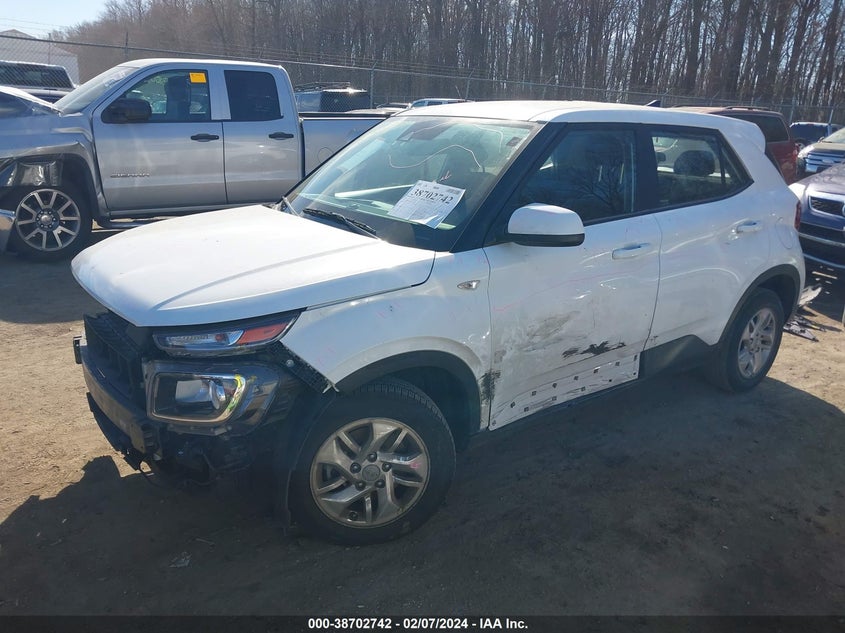 2021 Hyundai Venue Se VIN: KMHRB8A37MU105654 Lot: 38702742