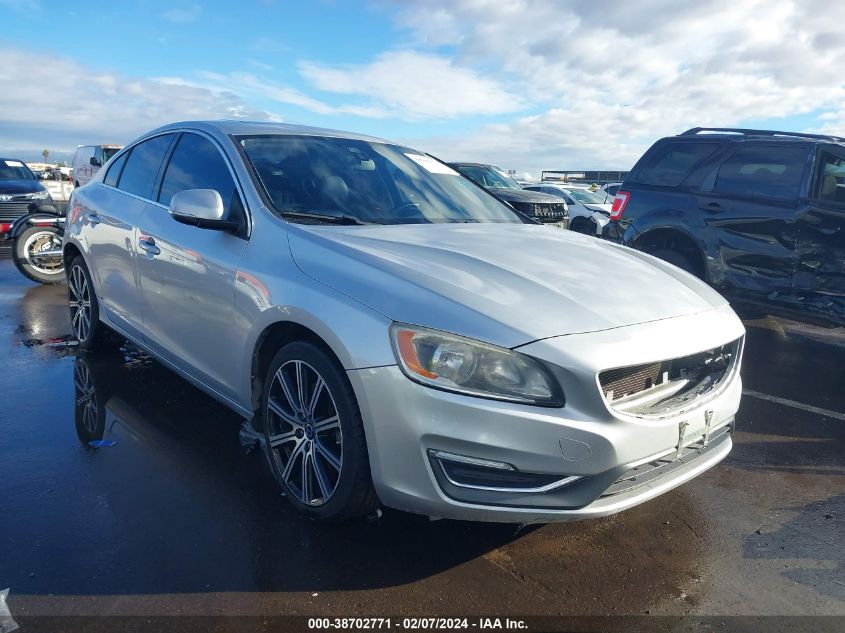 2014 Volvo S60 T5/T5 Platinum/T5 Premier/T5 Premier Plus VIN: YV1612FS2E1284271 Lot: 38702771