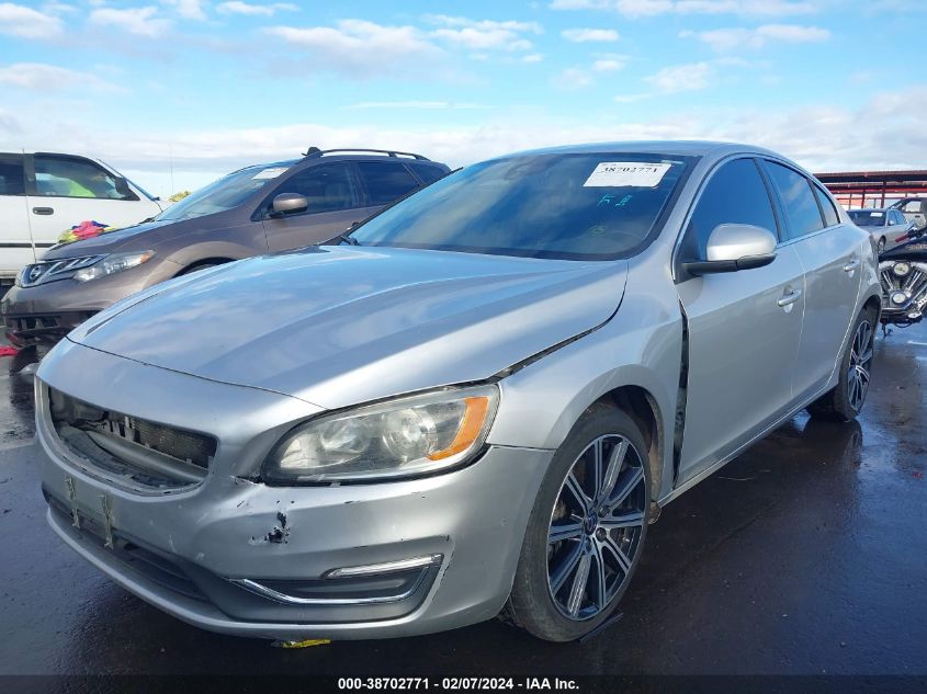 2014 Volvo S60 T5/T5 Platinum/T5 Premier/T5 Premier Plus VIN: YV1612FS2E1284271 Lot: 38702771